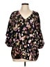 CAbi 100% Polyester Black 3/4 Sleeve Blouse Size L - photo 1