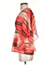 Lauren Hansen 100% Polyester Orange Short Sleeve Blouse Size S - photo 5