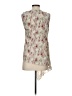Patrizia Luca 100% Polyester Floral Ivory Sleeveless Blouse Size XS - photo 2