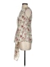 Patrizia Luca 100% Polyester Floral Ivory Sleeveless Blouse Size XS - photo 5