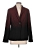 Coldwater Creek Animal Print Burgundy Blazer Size M - photo 1