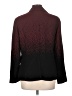 Coldwater Creek Animal Print Burgundy Blazer Size M - photo 2