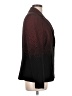 Coldwater Creek Animal Print Burgundy Blazer Size M - photo 4