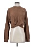 Qinsen Brown Pullover Sweater Size S - photo 1