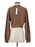 Qinsen Brown Pullover Sweater Size S - photo 2