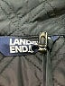 Lands' End 100% Polyester Argyle Black Coat Size S - photo 6