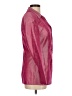 Zion 100% Silk Pink Silk Blazer Size 6 - photo 4