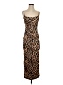 Unbranded Animal Print Brown Cocktail Dress Size XS - photo 1