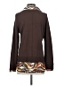 Investments Brown Long Sleeve Blouse Size S - photo 2