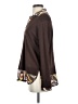 Investments Brown Long Sleeve Blouse Size S - photo 5