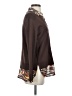 Investments Brown Long Sleeve Blouse Size S - photo 4