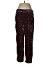 J.Crew Animal Print Red Casual Pants Size 8 - photo 1