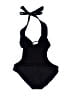 Unbranded Solid Black One Piece Swimsuit Size S (estimated) - photo 2