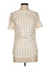 Shein Ivory Short Sleeve Top Size 6 - photo 1