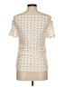 Shein Ivory Short Sleeve Top Size 6 - photo 2