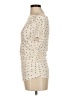 Shein Ivory Short Sleeve Top Size 6 - photo 5