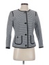 Talbots Stripes Gray Jacket Size 4 - photo 1