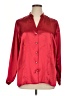 Notations 100% Polyester Red Long Sleeve Blouse Size 1X - photo 1