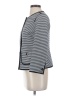 Talbots Stripes Gray Jacket Size 4 - photo 5