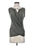 Deletta Gray Sleeveless Blouse Size XS - photo 1