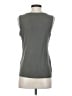 Deletta Gray Sleeveless Blouse Size XS - photo 2