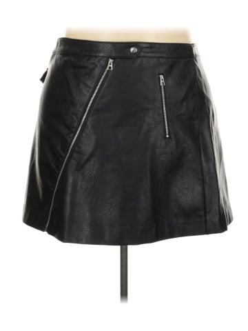 Divided by H&M Faux Leather Skirt (view 1)