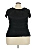 Fashion Bug 100% Polyester Black Short Sleeve Turtleneck Size 18/20w - photo 1