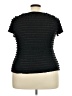 Fashion Bug 100% Polyester Black Short Sleeve Turtleneck Size 18/20w - photo 2