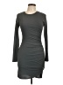 And Now This Solid Gray Casual Dress Size L - photo 1