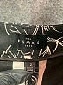 White Print Black Casual Pants Size 2 - photo 7