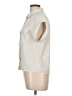 Japna 100% Polyester Solid Ivory Short Sleeve Blouse Size L - photo 5