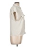 Japna 100% Polyester Solid Ivory Short Sleeve Blouse Size L - photo 4