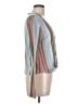 Hiatus Blue Long Sleeve Top Size M - photo 4