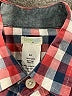 Crewcuts Outlet 100% Cotton Checkered-gingham Red Long Sleeve Button-Down Shirt Size 6-7 - photo 3