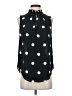Ann Taylor 100% Polyester Polka Dots Black Sleeveless Blouse Size XS - photo 1