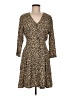 Dby Animal Print Brown Casual Dress Size M (estimated) - photo 1