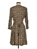 Dby Animal Print Brown Casual Dress Size M (estimated) - photo 2