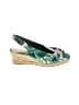 Bella Vita Tropical Green Wedges Size 6 1/2 (wide) - photo 1