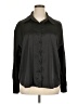 Unbranded Solid Black Long Sleeve Blouse Size XL - photo 1