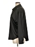 Unbranded Solid Black Long Sleeve Blouse Size XL - photo 5