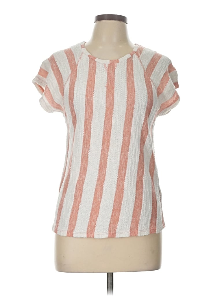 Pre-owned Hem & Thread Short Sleeve T-shirt In White