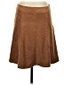Ann Taylor LOFT Solid Brown Casual Skirt Size 4 - photo 1