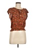 Old Navy Brown Short Sleeve Blouse Size XS - photo 1