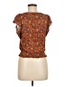 Old Navy Brown Short Sleeve Blouse Size XS - photo 2