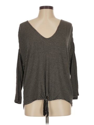 Bordeaux Long Sleeve Top (view 1)
