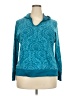 Danskin Now Paisley Teal Pullover Sweater Size 2X - photo 1