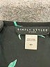 Simply Styled 100% Polyester Stars Black Short Sleeve T-Shirt Size S - photo 7
