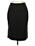 Ellen Tracy 100% Wool Solid Black Wool Skirt Size 2 - photo 1