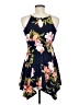 Assorted Brands Tropical Blue Cocktail Dress Size 8 - photo 2