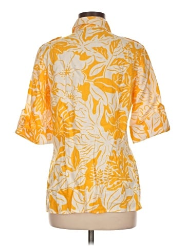J. McLaughlin 3/4 Sleeve Button-Down Shirt (view 2)